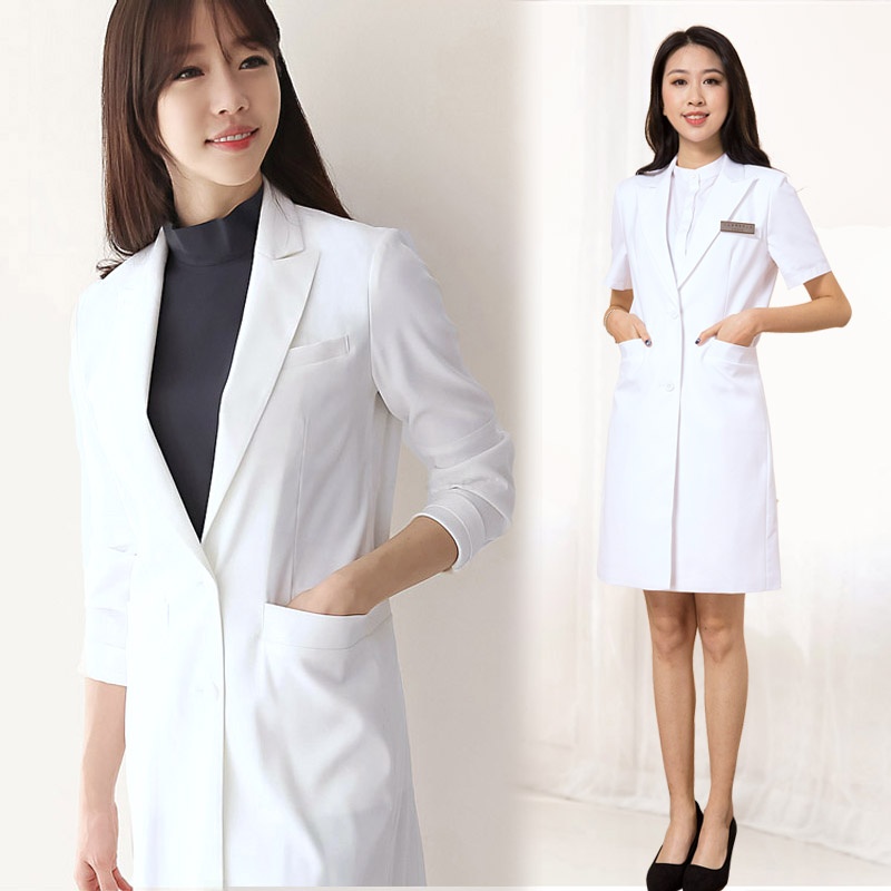 Medical Lab Years - Camice da Laboratorio Bianco a Maniche