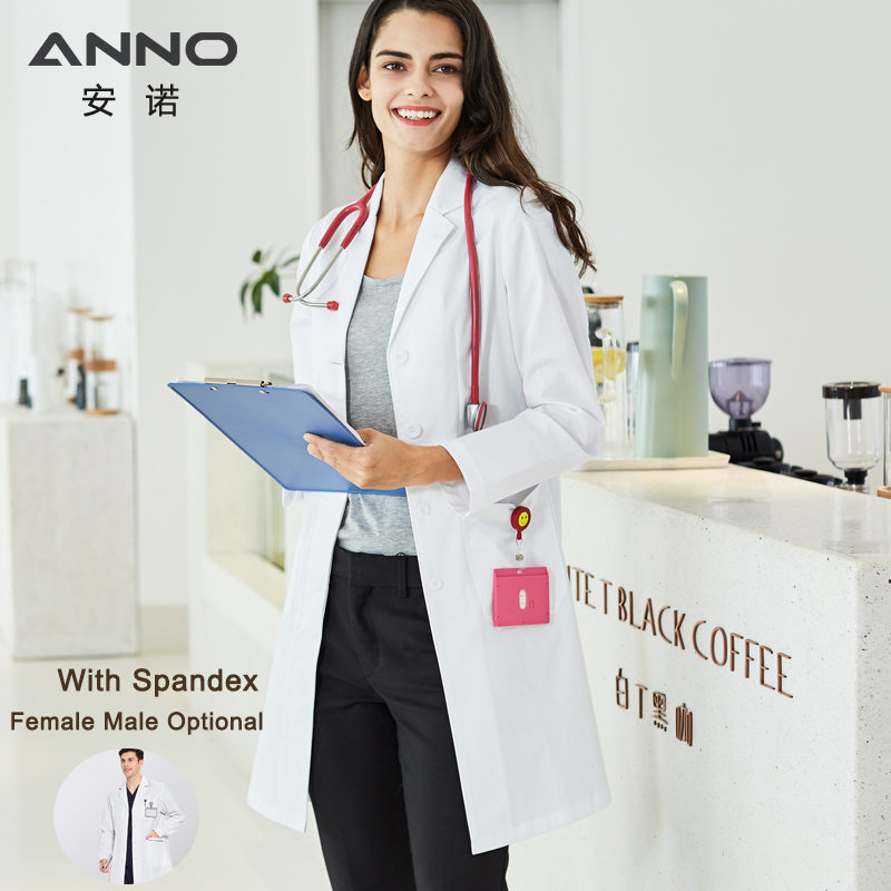 Medical Lab Coat - Uniformi da laboratorio a maniche lunghe