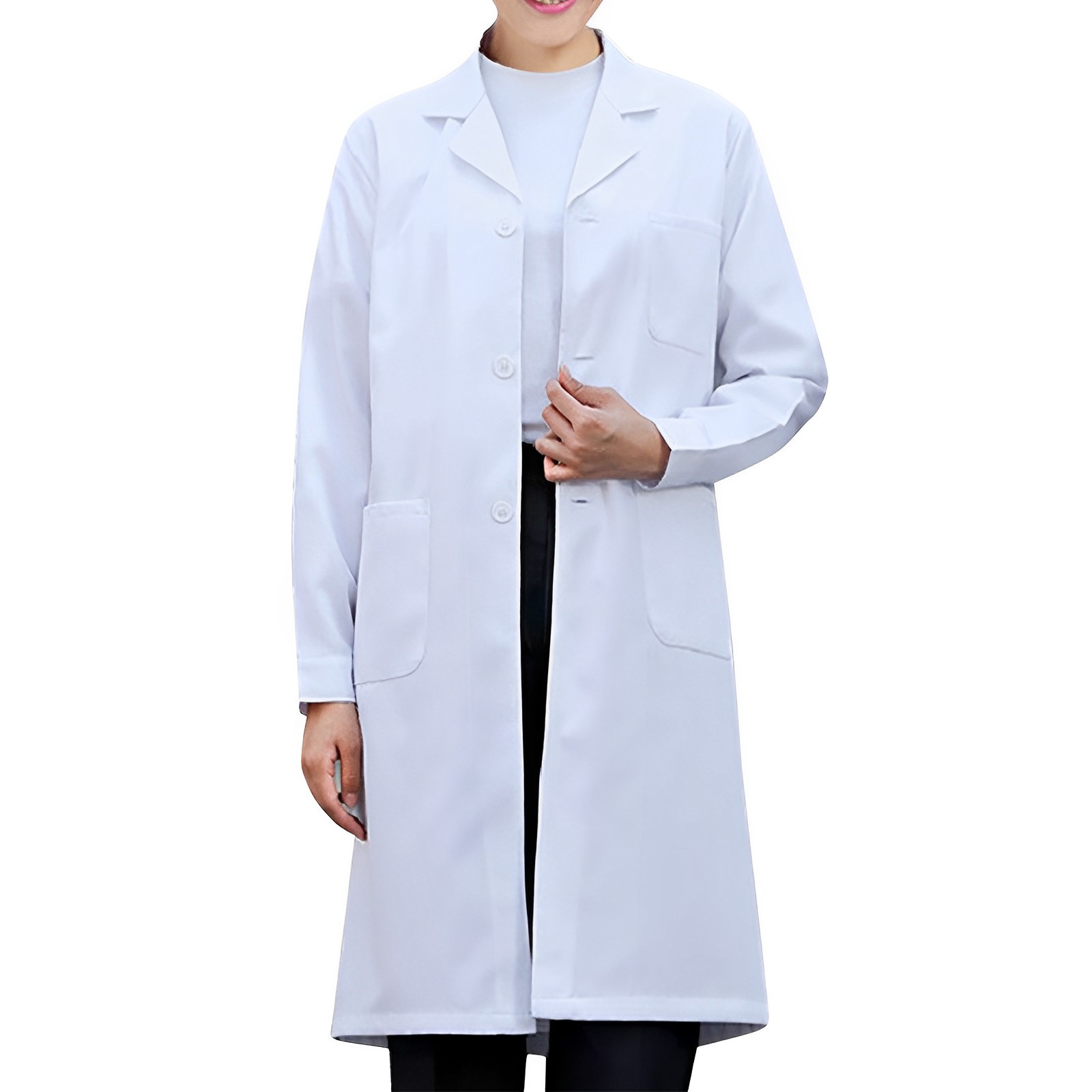 Medical Lab Coat - Camice da laboratorio bianco per donna