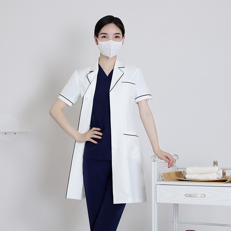 Medical Lab Years - Camice da Laboratorio Bianco a Maniche