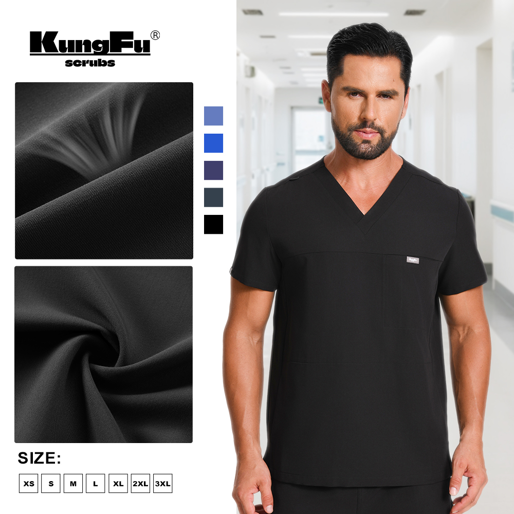 Medical Lab Coat - Divisa Infermieristica KUNGFU SCRUBS, Set Classico