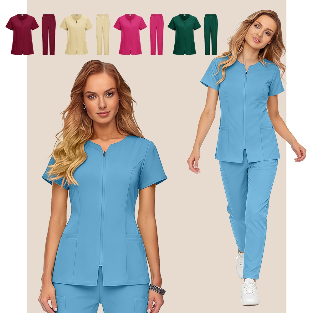 Medical Lab Coat - Set di Divise Mediche Elasticizzate in