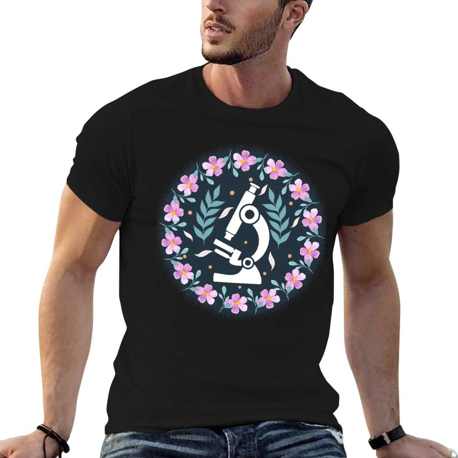 Medical Laboratory Scientist - Microscopio colorato Folk Microscope - T-shirt