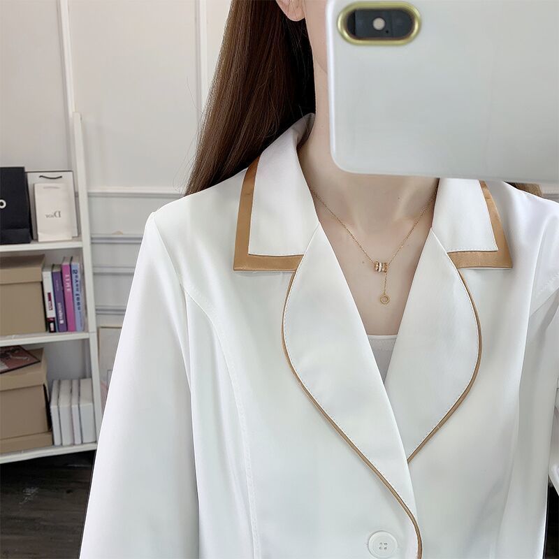 abito corto bianco uniforme di - Medical Lab Coat recensione e prezzo