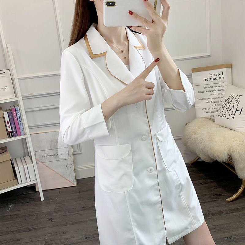 abito corto bianco uniforme di - Medical Lab Coat recensione e prezzo