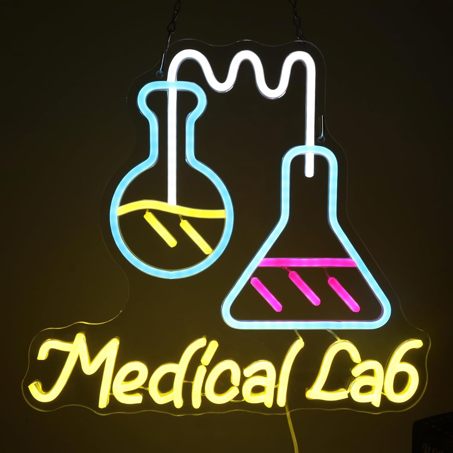 Insegna al Neon a Tema Laborat - Medical Lab And Science recensione e prezzo