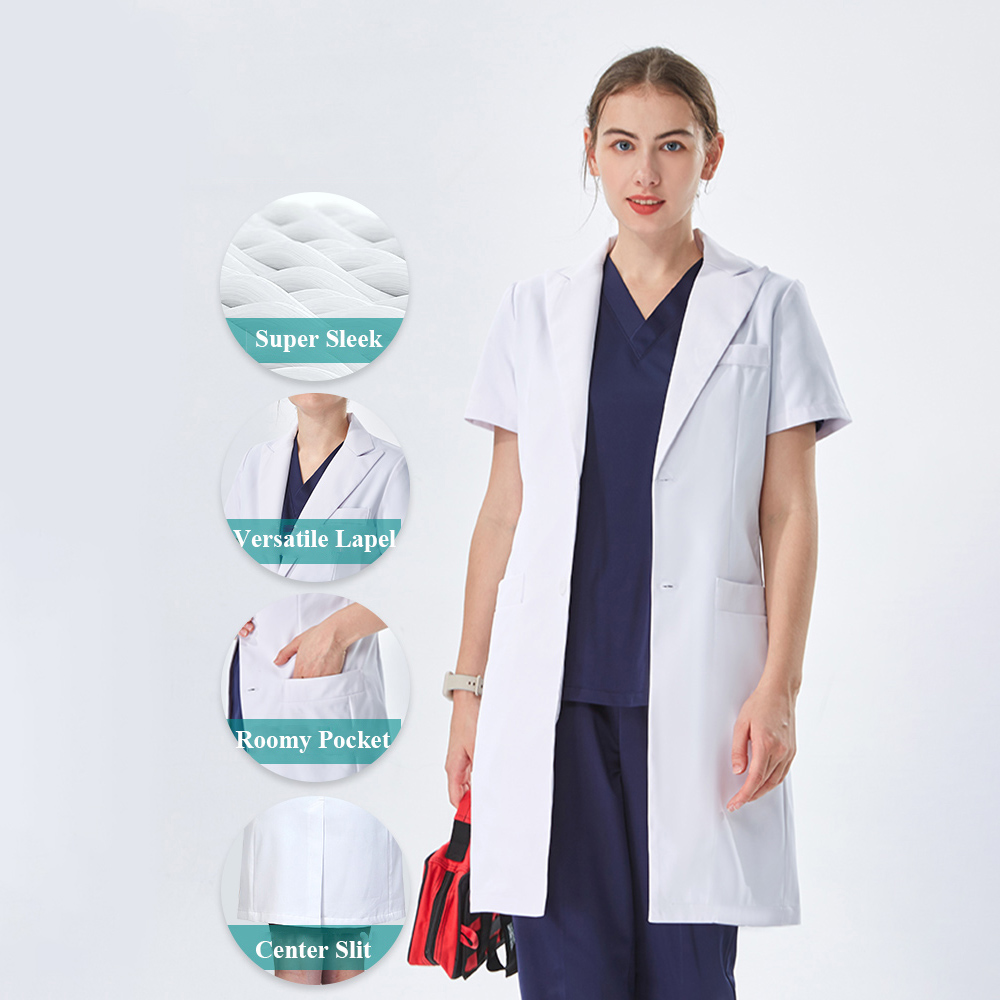 Camice da Medico Bianco con Co - Medical Lab Coat recensione e prezzo
