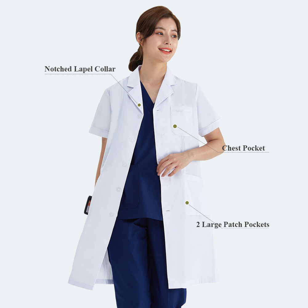 Unisex camice bianco camice da - Medical Lab Coat recensione e prezzo